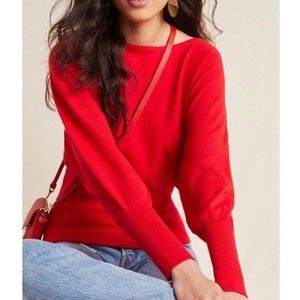 Tibi dolman sleeve ribbed pullover hotsell